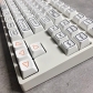 Freehand Graffiti 104+24 MDA Profile Keycap Set Cherry MX PBT Dye-subbed for Mechanical Gaming Keyboard